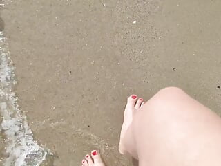 Nice Feet on the Beach