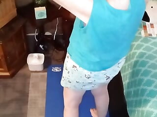 Early Morning Naked Yoga with Hot MILF!