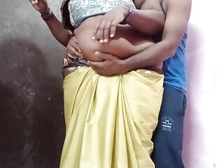 tamil wife saree standing type sex