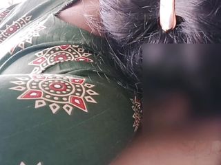 Desi Indian Marathi Pooja feeds her student with her big tits